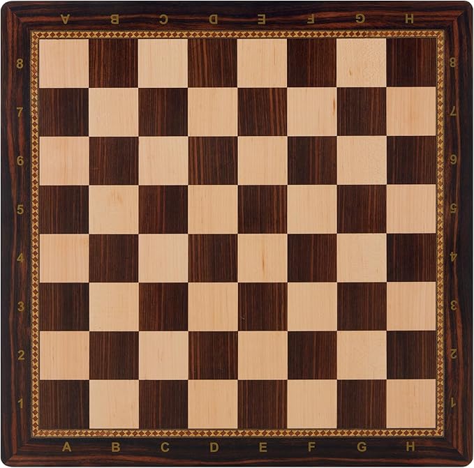 Peradix Wooden Chess Board 18.89 Inch Professional Tournament Chessboard with Storage Bag Premium Luxury Board Game for Adults Kids and Family Game Night & Gift Packages Board Only No Pieces
