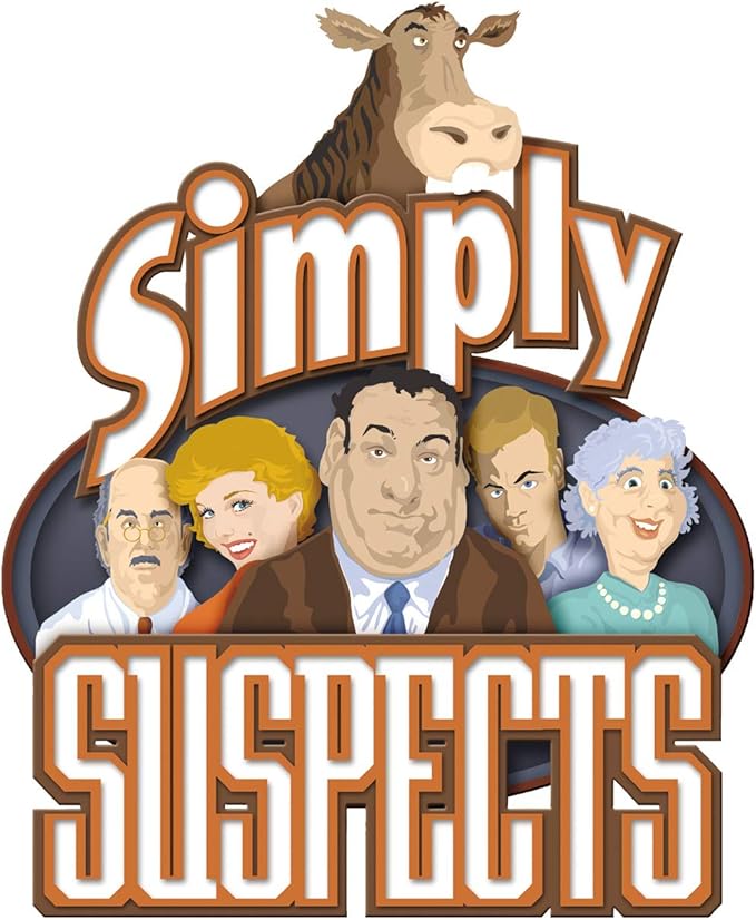 Simply Suspects - The Game of Suspicion & Betrayal - Fast-Paced Hidden Identity Detective Board Game - Family Fun for Ages 8+ 2-6 Players