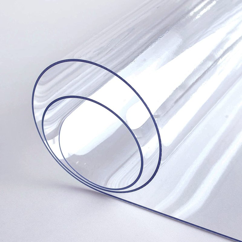 LovePads Clear Desk Mat 16 x 72 Inch, 1.5mm Thick Clear Table Protector, Waterproof Plastic Table Cover Protector, PVC Desk Protector Mat, Vinyl Desk Cover for Desktop, Coffee & Dining Table