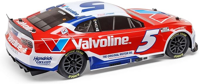 Losi 1/12 NASCAR RC Race Car Kyle Larson No. 5 2025 Valvoline Chevrolet ZL1 2S AWD RTR Brushed On-Road Battery & Charger Included Red LOS1122505