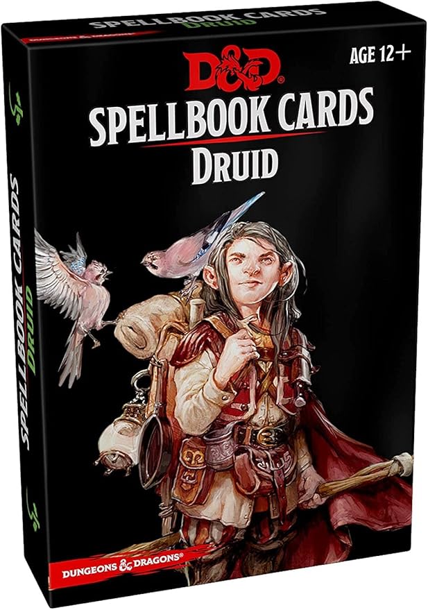 Dungeons & Dragons Spellbook Cards: Druid (D&D Accessory) Black
