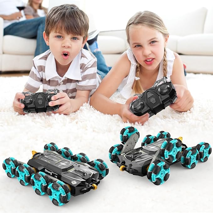 8WD Gesture Sensing RC Stunt Cars - Toys Gifts for Kids 8 9 10 11 12 Year Old Boys Girls2.4Ghz Remote Control CarsTransform Drift Off Road Vehicle for Children Birthday Presents