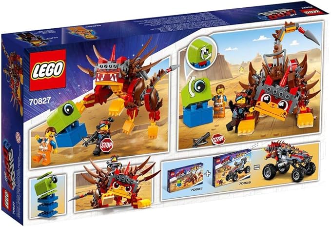LEGO The Movie 2 Ultrakatty & Warrior Lucy 70827 Action Creative Building Kit for Kids (348 Pieces)