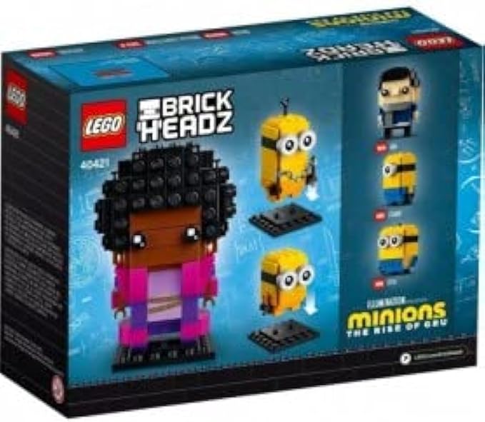 LEGO BricksHeadz Minions 40421 The Rise of Gru - Belle Bottom Kevin and Bob for Ages 3 & Up