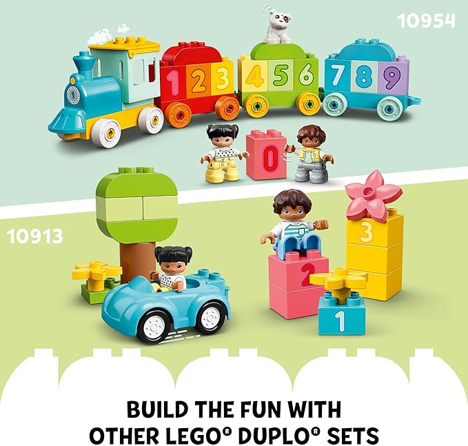 LEGO DUPLO Town Alphabet Truck Toy - Toddler Learning & Educational Toys for Preschool Ages 2+ - Alphabet Blocks for Boys & Girls - Baby Gift Ideas for Birthdays - 10421