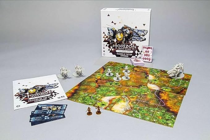 Horizon Zero Dawn: The Soldiers of the Sun Expansion – A Board Game Expansion by Steamforged Games – 60-90 Mins of Gameplay – Family Game Night – Teens & Adults Ages 14+ - English