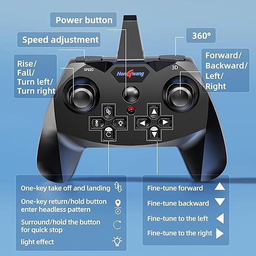 Foam Remote Control Airplane for Kids 8-12 2.4 GHz RC Plane with Colorful Lights 360° Flips & Stunt Roll RC Airplane Toy for Boys and Girls Ages 8-16 Boy Toy for Kids and Adults