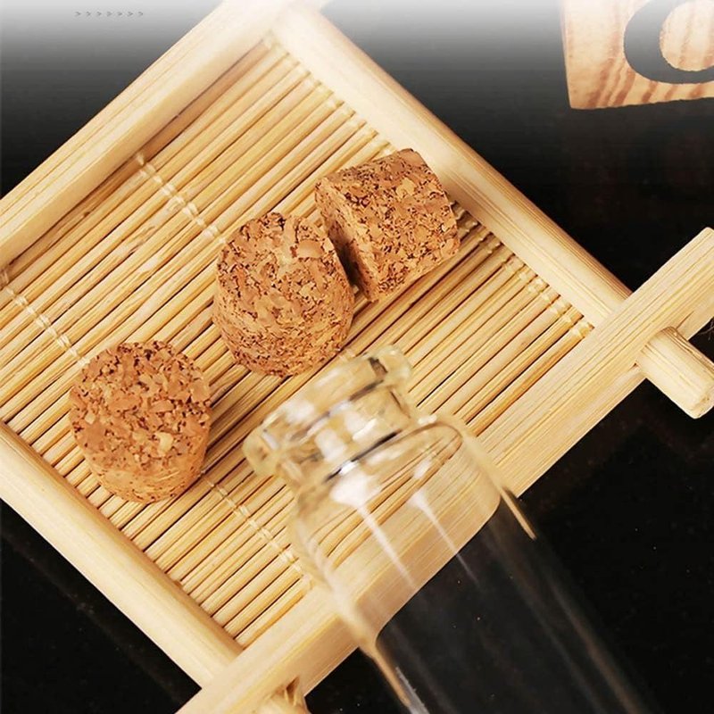 10 Pcs Brown Natural Soft Wood Wine Corks, Cork Stoppers Wine Bottle Stopper Wooden Tapered Cork Plugs For Wine Beer Bottle Crafts, Wine Making