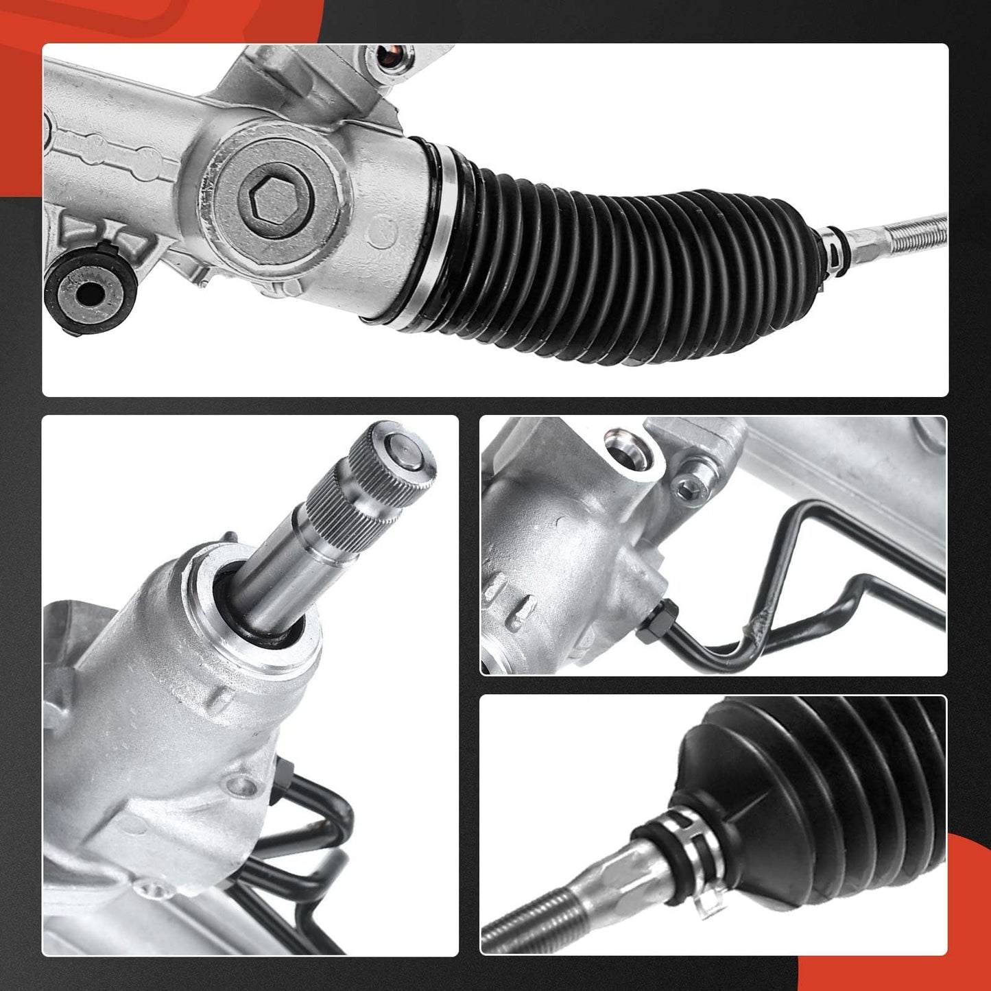 A-Premium - Hydraulic Power Steering Rack and Pinion Compatible with Mercedes-Benz GL320 2007-2009, GL350 2010-2012, GL450 2007-2012, GL550, ML320, ML350, ML450, ML500, ML550, ML63 AMG