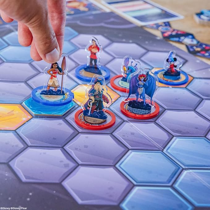 Disney Sorcerer’s Arena: Epic Alliances Turning The Tide Expansion | Featuring Davy Jones Moana and Stitch | Officially-Licensed Disney Strategy & Family Board Game