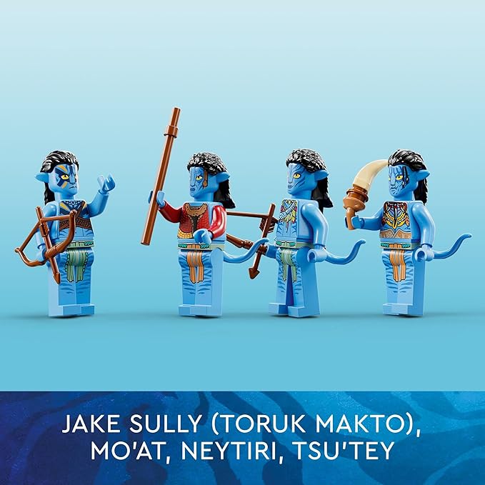 LEGO Avatar Toruk Makto & Tree of Souls 75574 Building Set - Movie Inspired Toy Set with Jake Sully and Neytiri Minifigures Direhorse Animal Figure Glow in The Dark Pandora Adventure