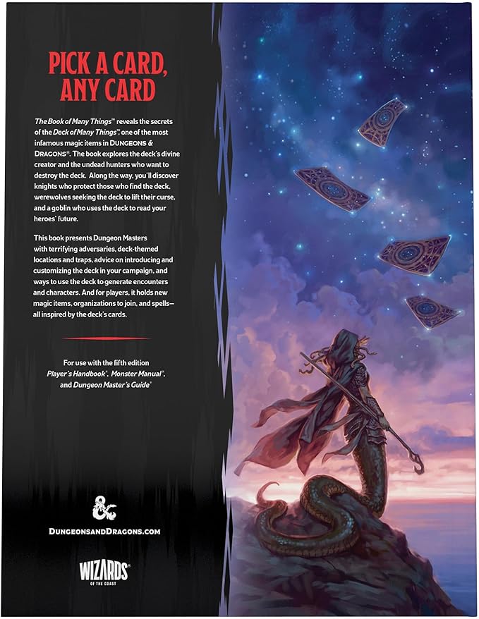 Dungeons & Dragons The Deck of Many Things - Includes The Book of Many Things