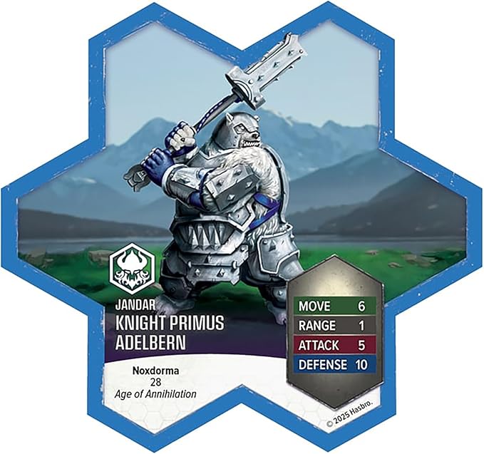 Renegade Game Studios Heroscape Age of Annihilation Knight Primus Adelbern & Ordo Borealis Army Expansion Board Game