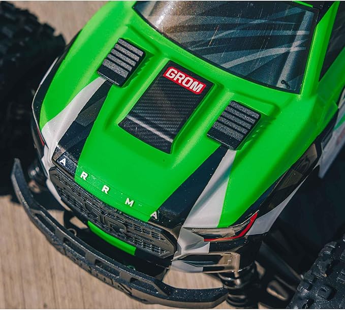 ARRMA RC Truck 1/18 Granite GROM MEGA 380 Brushed 4X4 Monster Truck RTR with Battery & Charger Green ARA2102T3