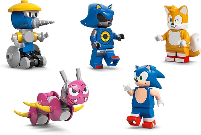 LEGO Sonic The Hedgehog Team Sonic Command Truck Building Toy - Pretend Play Vehicle W/5 Figures for Boys & Girls Ages 8+ - Toy Building Blocks for Kids - Gift Idea for Birthdays - 77006