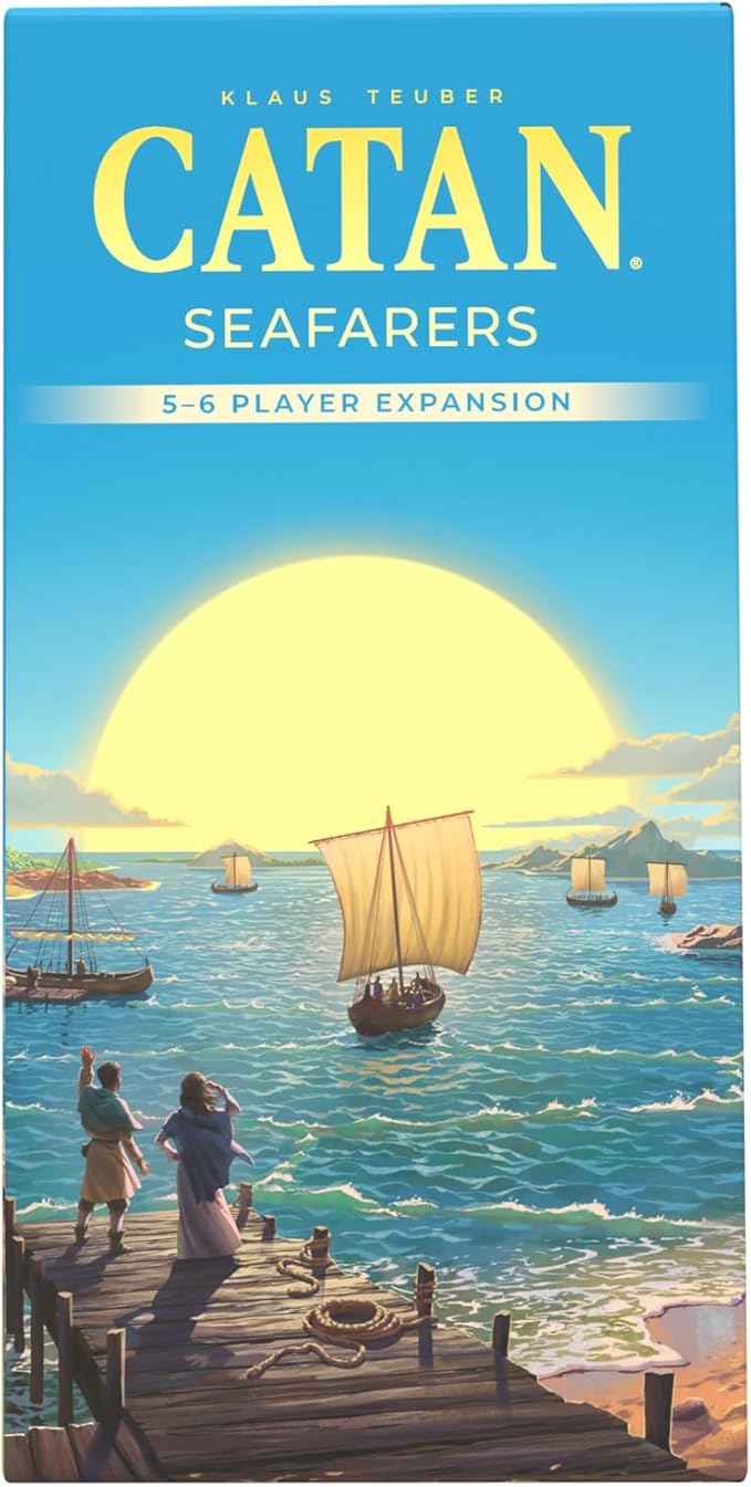 CATAN Seafarers 5-6 Player Board Game Expansion (6th Edition) Add More Players to Your Adventure Strategy Game for Kids & Adults Ages 12+ 3-6 Players 60-90 Minute Playtime