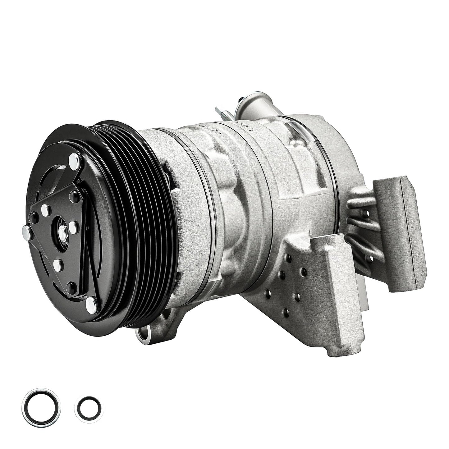 PHILTOP 68676 NEW Air Conditioner AC Compressor with Clutch Replacement for Chevrolet Equinox 2010-2011 3.0L, GMC Terrain 2010-2011 3.0L