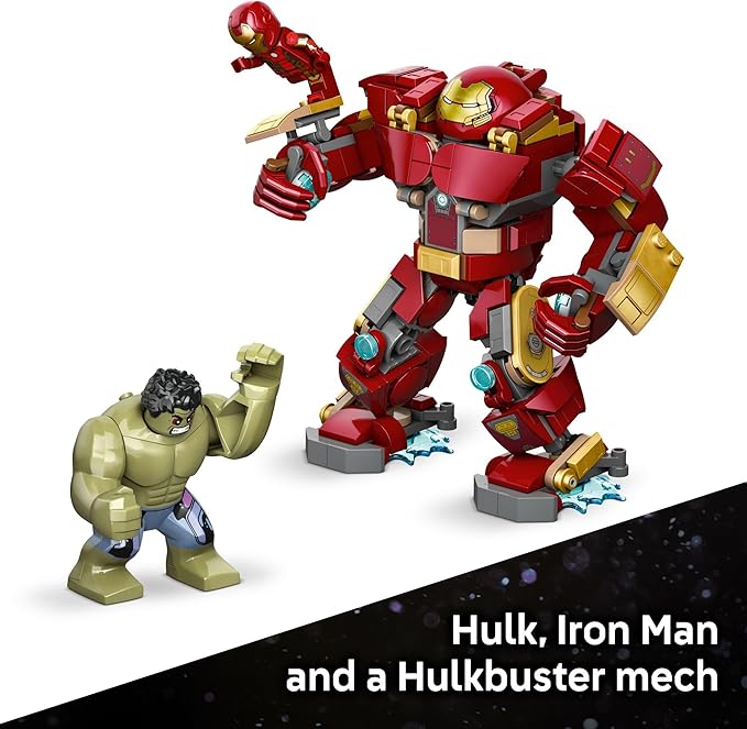 LEGO Marvel Epic Battle: Hulkbuster vs. The Hulk Building Toy for Boys & Girls - Avengers: Age of Ultron Display & Play Set W/2 Minifigures for Kids Ages 9+ - Gift Idea for Birthdays - 76343