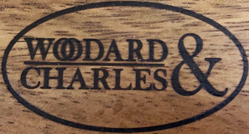 Woodard & Charles Acacia Wood Ice Bucket - 2 Quarts, 7" x 7 1/2"