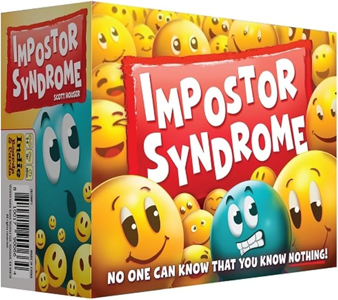 Indie Boards & Cards Imposter Syndrome - Bluffing Party Game of Deception Strategy and Quick Thinking