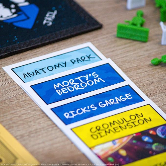 Monopoly Rick & Morty Board Game | Collectible Monopoly Game Based On Adult Swim Series Rick & Morty | Officially Licensed Rick & Morty Board Game