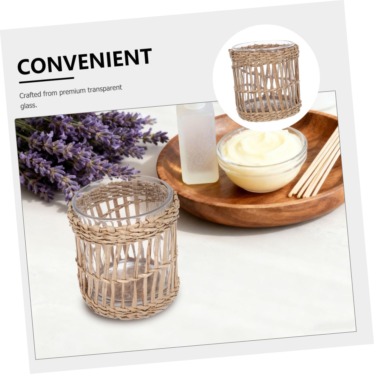 Ipetboom Glass Tea Light Candle Holders Cylinder, 7cm Glass Candlestick Holder Cups for Home Décor and Party Table Centerpiece