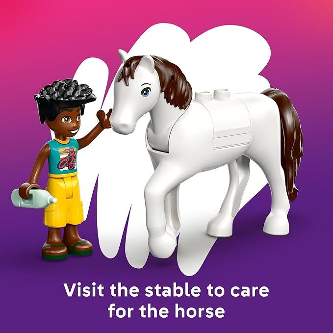 LEGO Friends Animal Vet Clinic Building Toy - Playset for Preschool Girls & Boys Ages 4+ - Gift for Birthdays - W/Valeria & Zac Minidolls 5 Toy Pets & Accessories - 42696