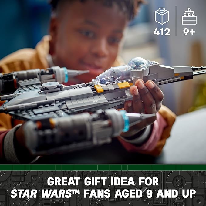 LEGO Star Wars The Mandalorian's N-1 Starfighter 75325 Building Set - The Book of Boba Fett Featuring Baby Yoda Grogu and Droid Toy Figures Birthday Gift idea for Kids Boys & Girls Ages 9+