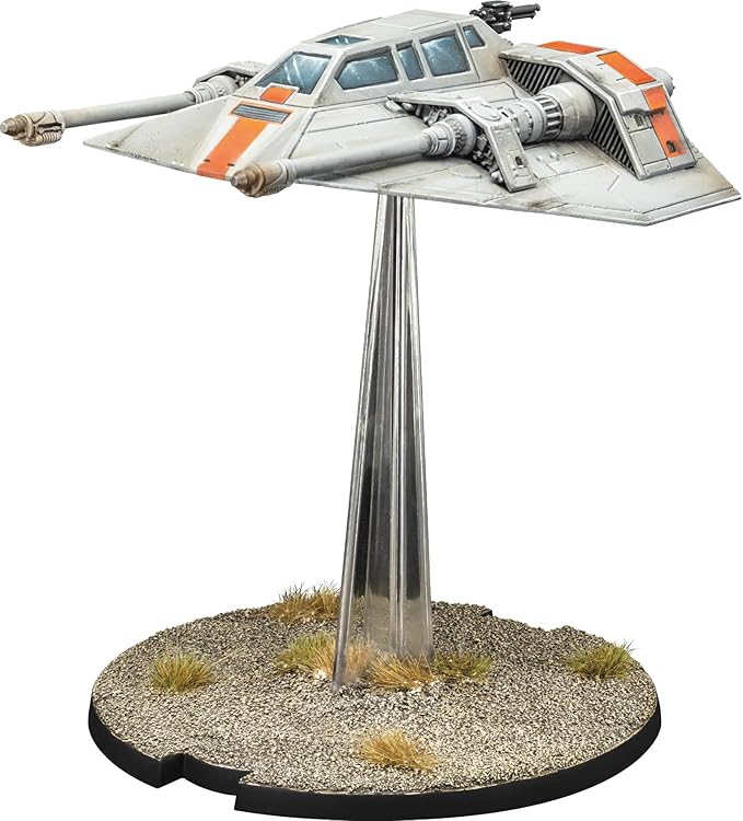 Asmodee Star Wars: Legion T-47 Airspeeder - Rebel Alliance Heavy Unit Updated Multilingual Cards Tabletop Miniatures Game Strategy Game for Kids and Adults Ages 14+ 2 Players 90 Min Playtime