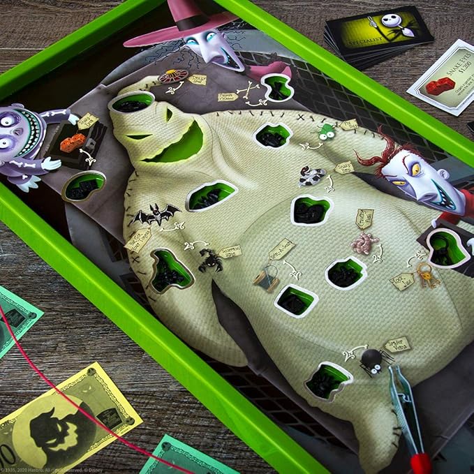 Operation: Disney The Nightmare Before Christmas Board Game | Collectible Operation Game | Featuring Oogie Boogie & Nightmare Before Christmas Artwork 1+ Players
