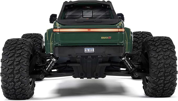 ARRMARC Truck 1/10 Big Rock 4X4 223S BLX BRUSHLESS Street Truck RTR (Batteries and Charger Not Included) with DSC (Green) ARA4312V4T2