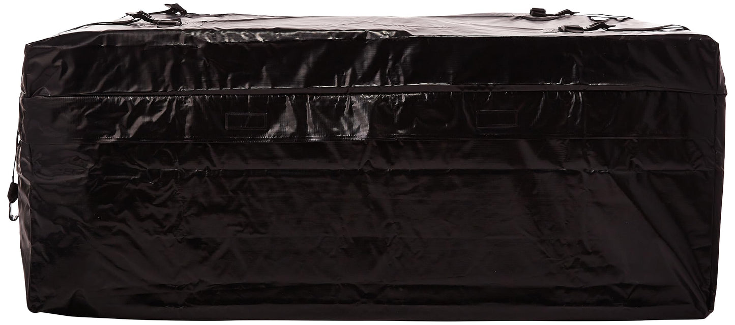 Rightline Gear Ace 2 Weatherproof Rooftop Cargo Carrier for Top of Vehicle, Attaches With or Without Roof Rack, 15 Cubic Feet, Black