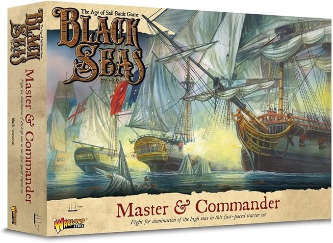 Warlord Games Master & Commander Starter Set Black Seas The Age of Sail Game for 2 or More Players Using Miniatures