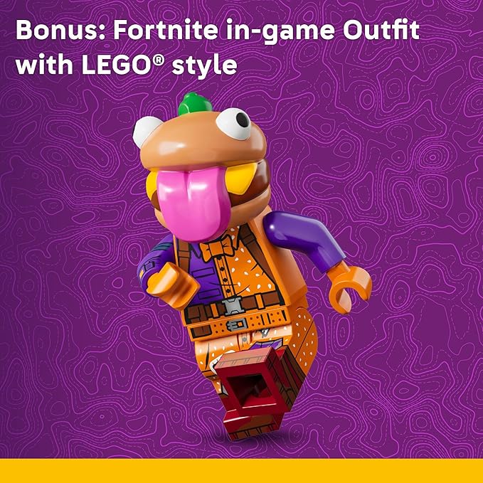 LEGO Fortnite Durrr Burger Restaurant Kids Toy - Video Game Building Set for Boys & Girls Ages 10+ - Fortnite Minifigures Beach Boss Grimy and More - Gift Idea for Birthdays & Gaming Fans -