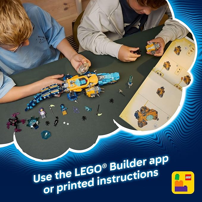 LEGO DREAMZzz Crocodile Submarine Building Toy for Boys & Girls - Pretend Play Set for Kids Ages 8+ W/2 Build Options - Includes 3 Minifigures & Treasure Creature - Gift Idea for Birthdays -