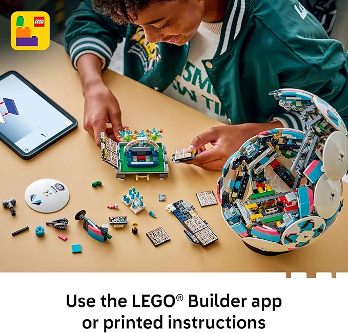 LEGO Editions Soccer Ball - Building Toy for Kids - Collectible Sports Decor for Boys & Girls Ages 10+ - Includes Micro Stadium - Gift Idea for Birthdays - 43019
