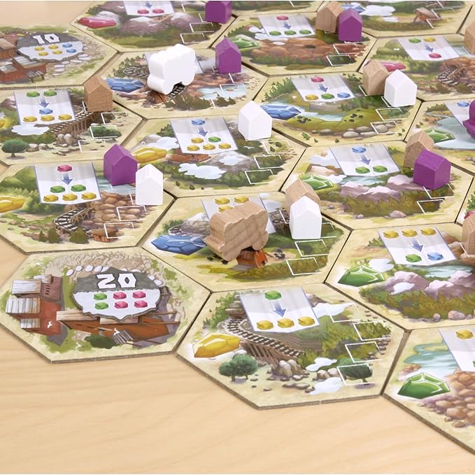 Century Golem Edition Eastern Mountains Board Game - Return to Carvania for Crystal Trading Adventures! Strategy Game for Kids & Adults Ages 8+ 2-4 Players 30-45 Min Playtime Made by Plan B Ga