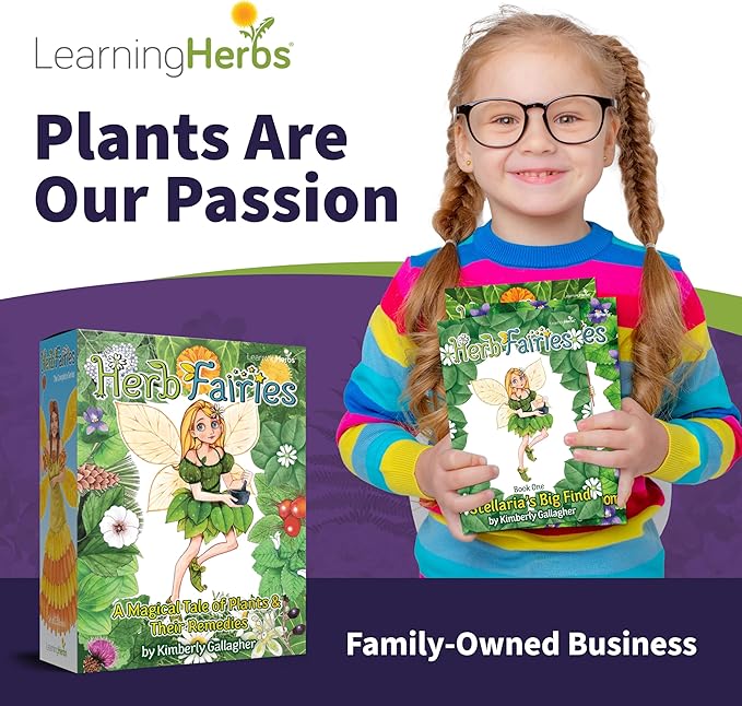 Herb Fairies: 13 Plant Story Books Set & Digital Learning System – Explore Plants Through Educational Stories – Includes Audiobooks Printables Crafts Puzzles & Games