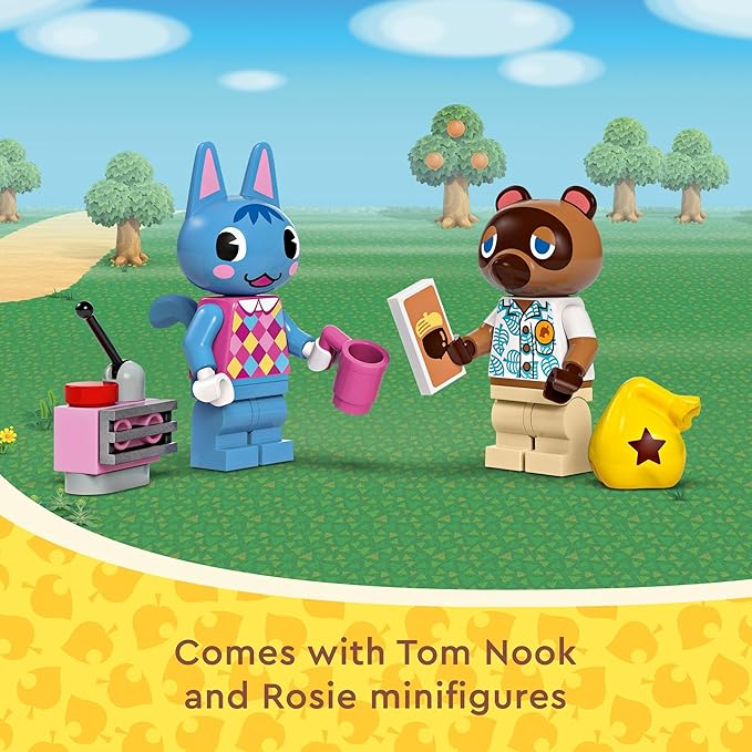 LEGO Animal Crossing Nook’s Cranny & Rosie's House Buildable Video Game Toy for Kids Includes 2 Animal Crossing Toy Figures Birthday Gift Idea for Girls and Boys Aged 7 and Up 77050