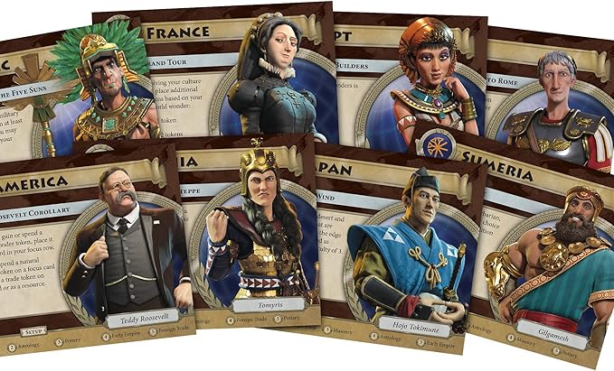 Asmodee Sid Meier's Civilization: A New Dawn Board Game - Rewrite History Your Way! Strategy Game for Kids & Adults Ages 14+ 2-4 Players 1-2 Hour Playtime