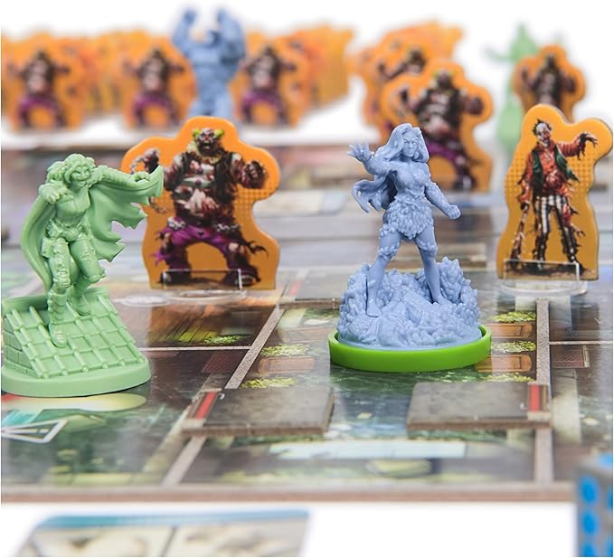 Spin Master Games DCeased: Gotham City Outbreak Part of The Zombicide Collection Collectible DC Comics Miniatures Strategy Board Game Easter Gift 1-4 Players for Ages 14 & Up