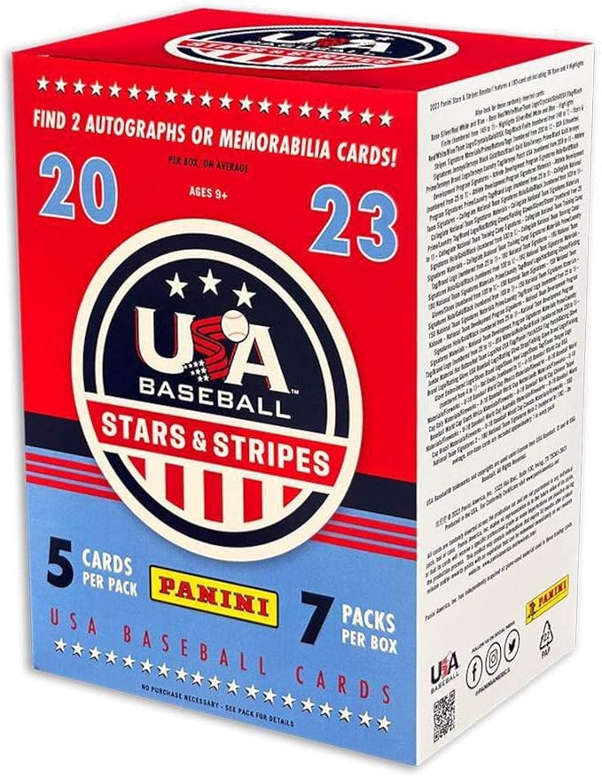 2023 Panini USA Stars & Stripes Baseball Blaster Box