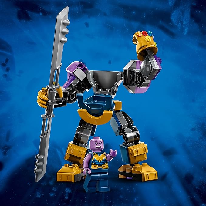 LEGO Marvel Thanos Mech Armor 76242 Avengers Action Figure Set Building Toy with Infinity Gauntlet & Stones Collectable Super Hero Gift for Boys and Girls Ages 6 Plus