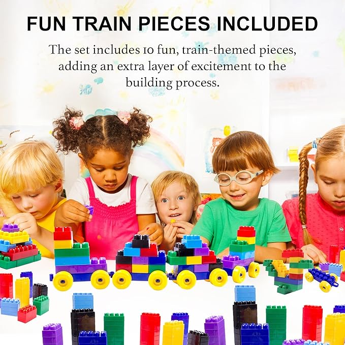 Dimple Building Blocks for Toddler (300 Pcs) Stacking Toys & Puzzle Games for Learning and STEM Fun Montessori Toys Educational Baby Blocks Age 3+ Toddler Boy & Girl Birthday for Kids