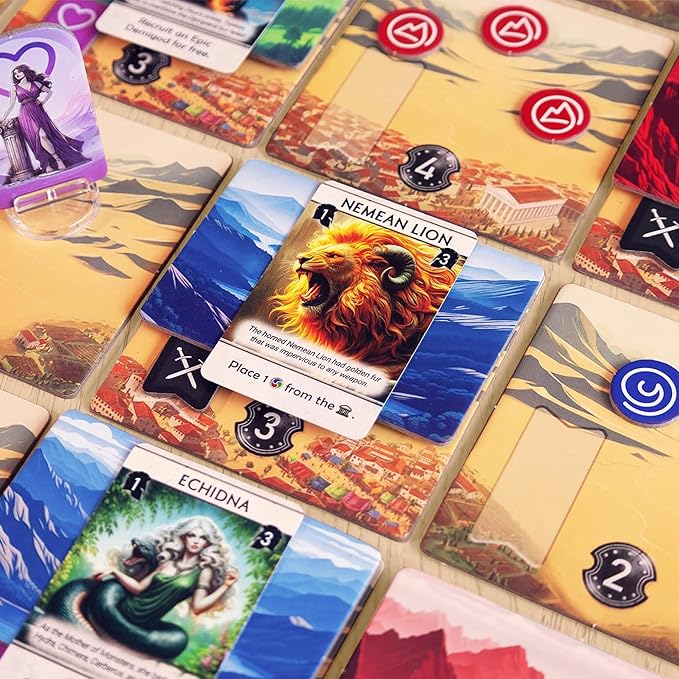 Monsters & Mandates Expansion for Pantheum by Archwood Games | 3 Modular Add-Ons with New Demigods Monsters & Mandate Missions | Strategy Expansion for Ages 12+ | 1–4 Players | 45–60 Min Play