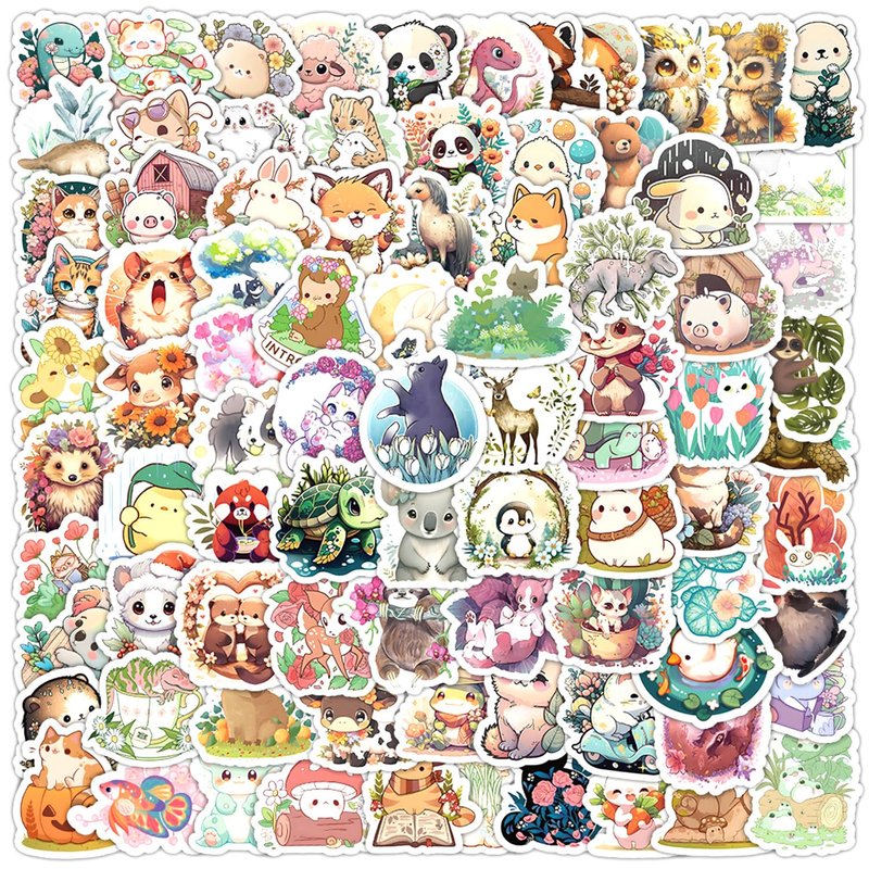 Happy Birthday Stickers, 100Pcs Cute Birthday Stickers for Water Bottle, Waterproof Laptop Skateboard Guitar Scrapbook Journalin