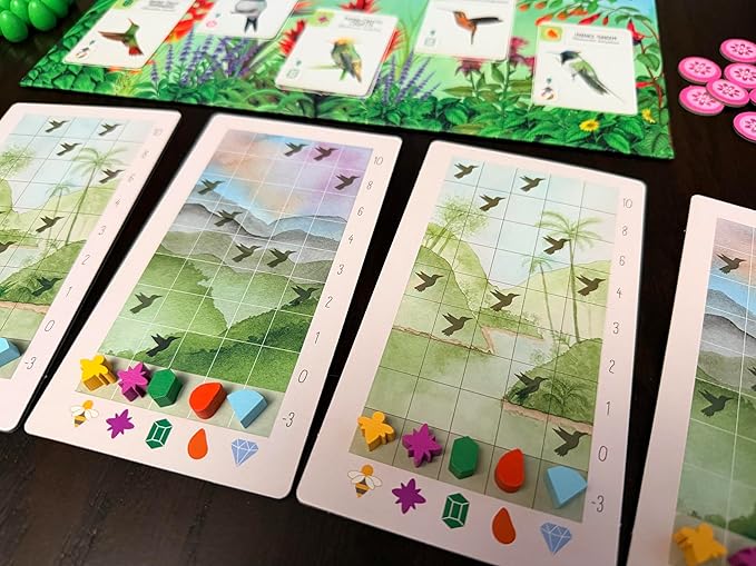 Stonemaier Games: Wingspan Americas Expansion by Elizabeth Hargrave | Add to Wingspan | Includes Small Hummingbird Cards with New Mechanism 111 Unique New Colorful Birds & More | 1-5 Players 90