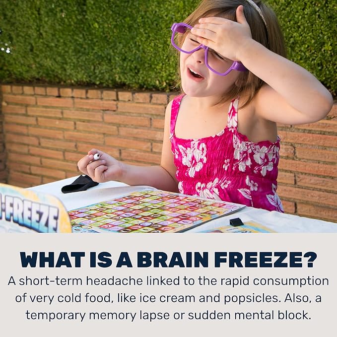 Brain Freeze™ Board Game – Fun Memory Game for Kids & Families Educational Toys & Learning Game Logic & Deduction Challenge Ages 5+