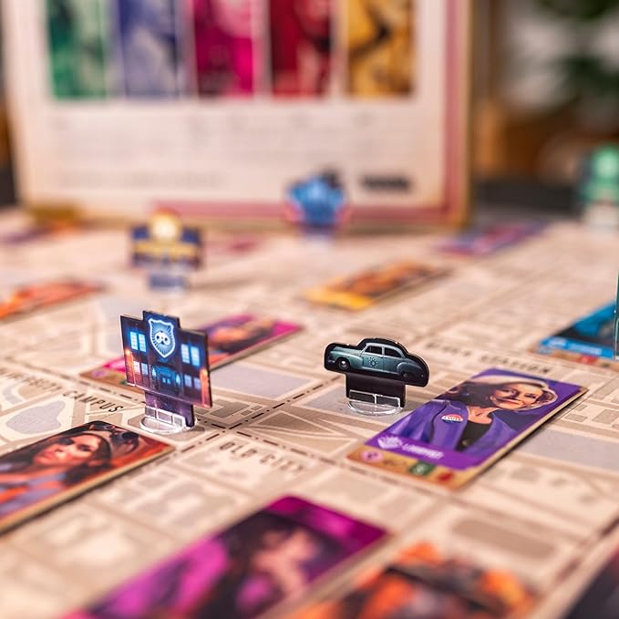 Intent to Kill by 25th Century Games | Detective vs Serial Killer Noir Board Game | Asymmetric Strategy Murder Investigation Evidence Collection & Tactical Gameplay | 2 Players | Ages 14+