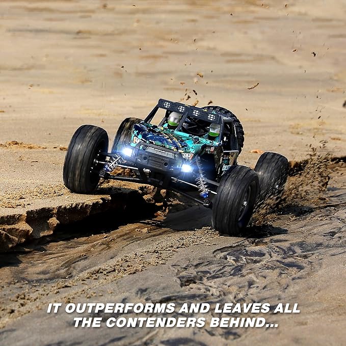 HAIBOXING 2995 Remote Control Truck 1:12 Scale RC Buggy 550 Motor Upgrade Version 42KM/H High Speed RC Cars Electric Powered 4X4 Off-Road RTR Ideal Hobby for Kids& Adults 40+ Min Play